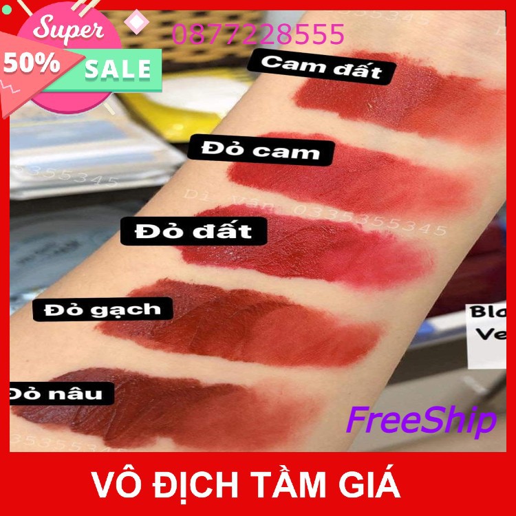 [NEW.V6 .SẴN HÀNG]Son Kem Lì Merzy First Velvet Tint Vỏ Xanh-Đỏ (Đủ Màu) | BigBuy360 - bigbuy360.vn