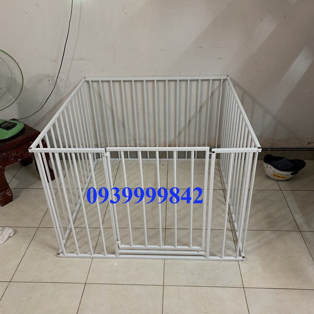 Quây cũi bằng sắt cho bé 3d