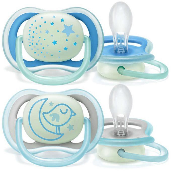 Ty Ngậm Thông Khí Philips Avent Ultra Air Ban Đêm Phát Sáng SCF376/21 (6 -18 tháng)