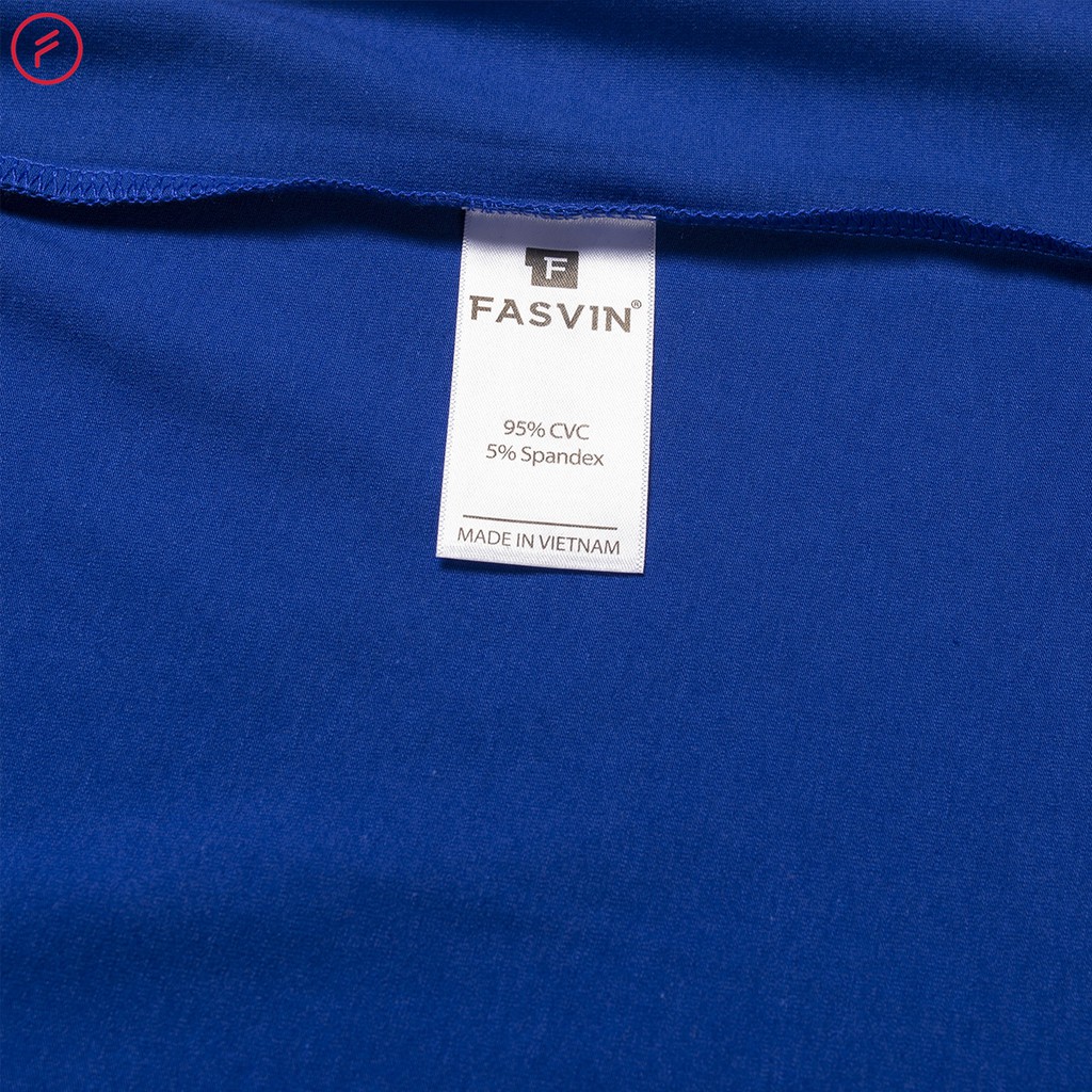 Áo thun nam cổ tròn Fasvin TS20233.SG vải cvc trơn mát co giãn form regular fit | BigBuy360 - bigbuy360.vn