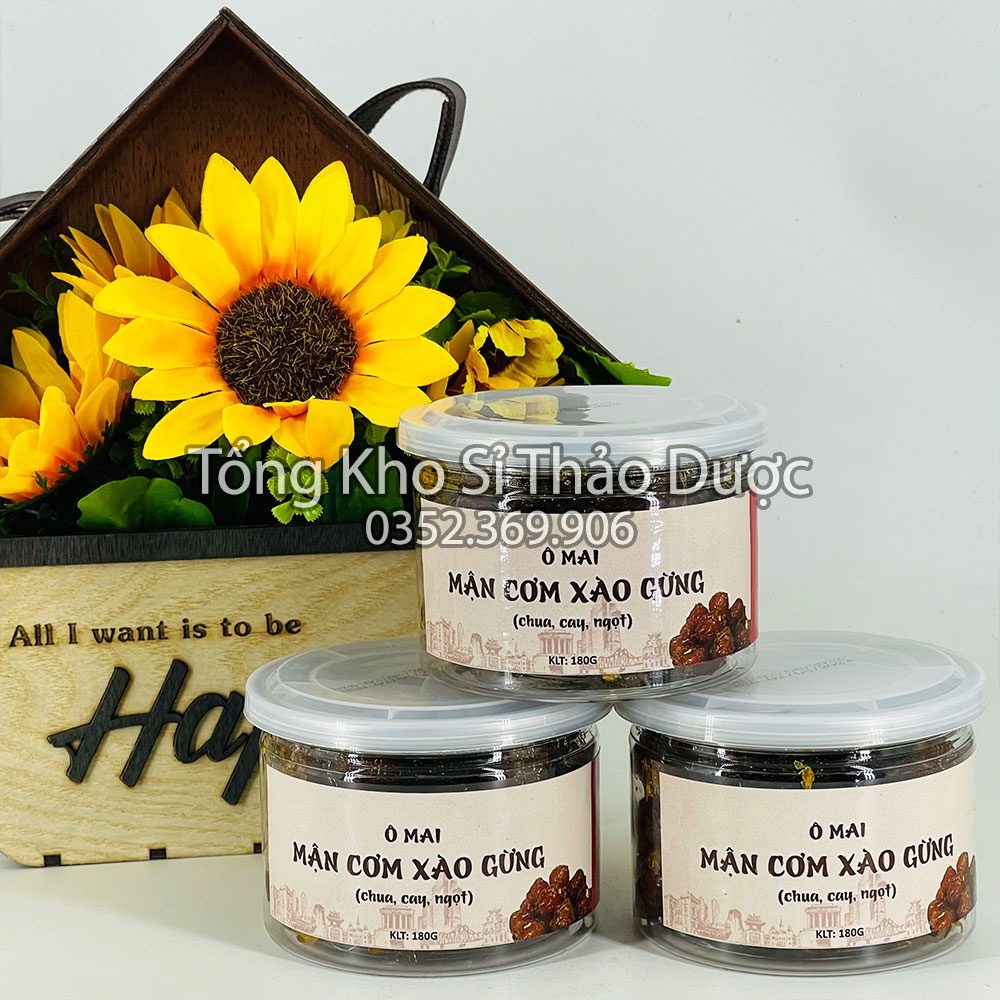 Mận cơm xào gừng (Ô mai truyền thống)