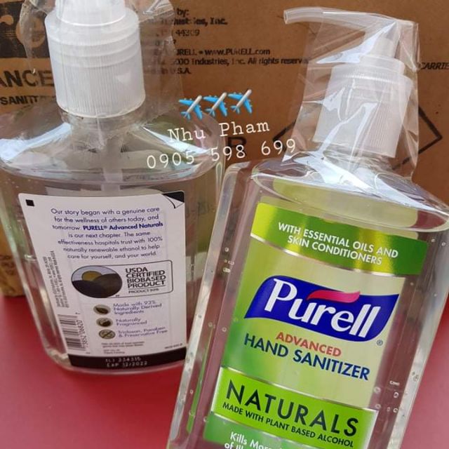 Gel rửa tay Purell Naturals 354ml