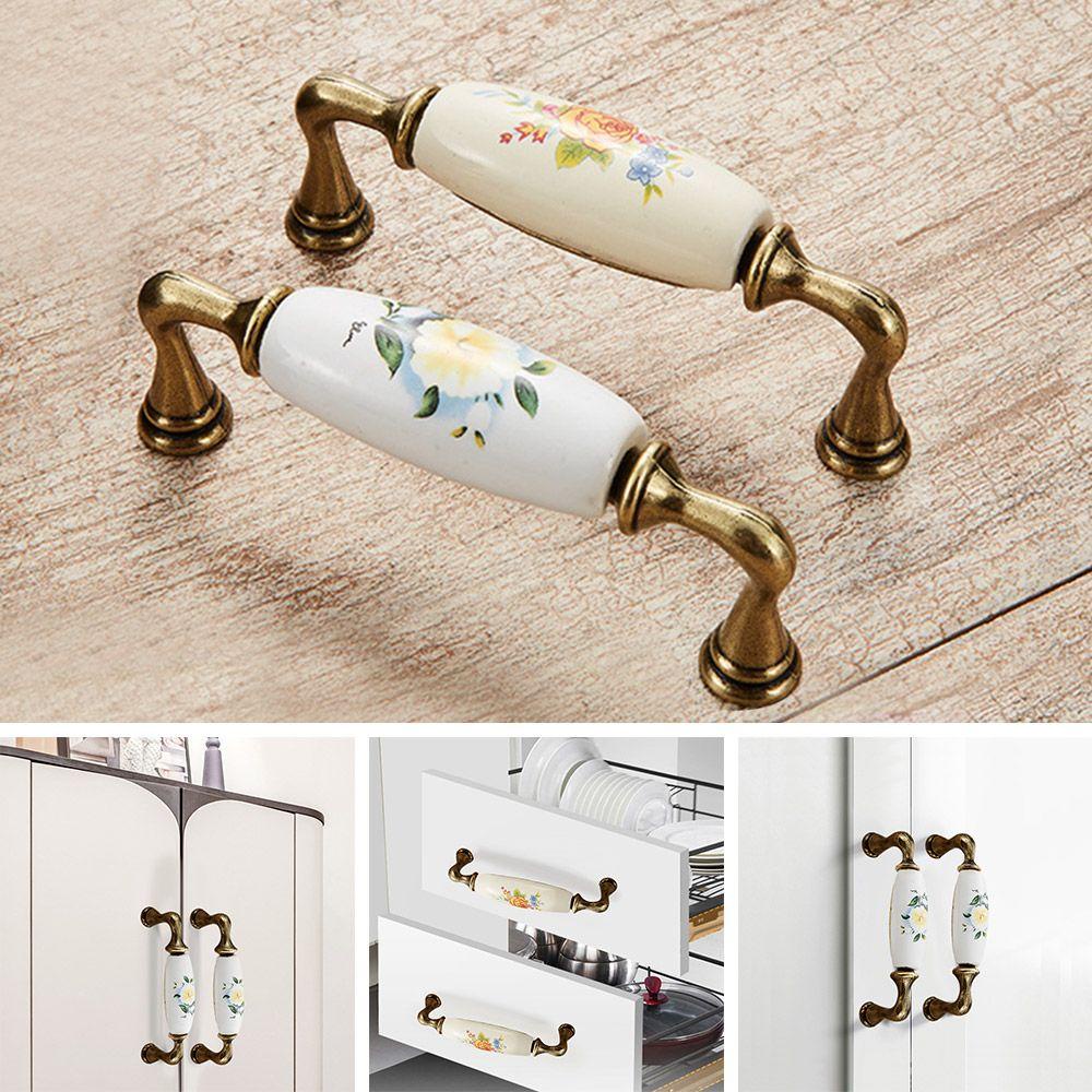 Tay Nắm Cửa Tủ Bằng Hợp Kim Kẽm Trang Trí Nhà Bếp