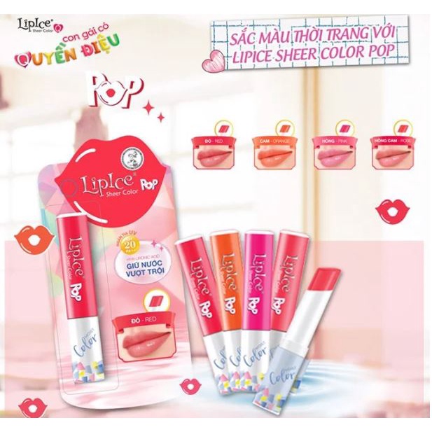 Son Dưỡng Môi Có Màu LipIce Sheer Color Pop 2.4g