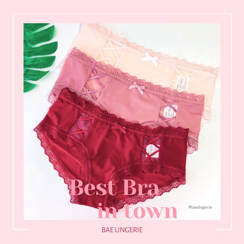 (Có chọn màu) Quần lót nữ thun lạnh viền ren có dây đan sexy ROSA - Bae Lingerie | BigBuy360 - bigbuy360.vn
