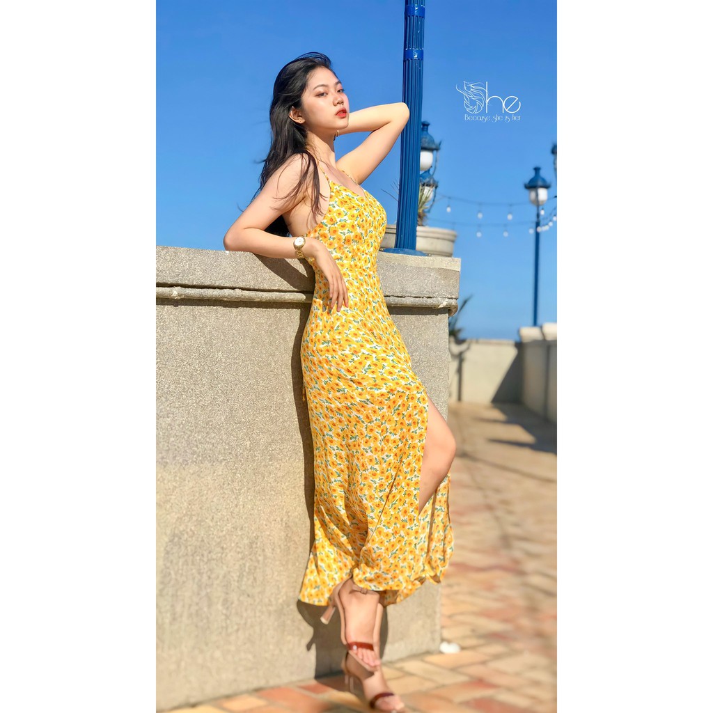 Alva Dress | Đầm maxi đi biển | 2 MÀU | SDX22 | BigBuy360 - bigbuy360.vn