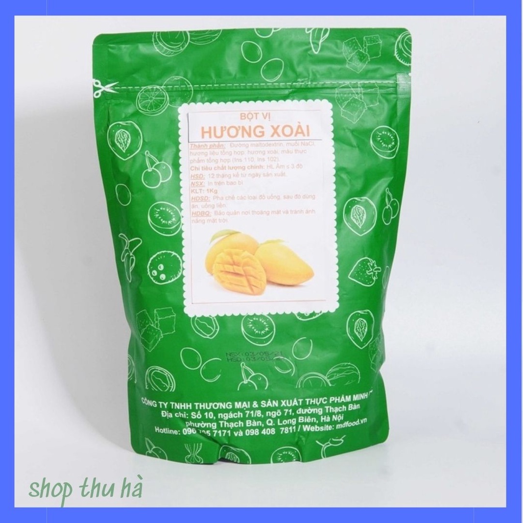 Bột Vị Pha Trà Sữa và Tạo Màu-Bột vị pha trà sữa BKB các vị 1kg/gói