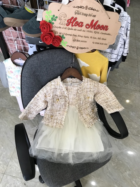 Sét váy dạ bé gái