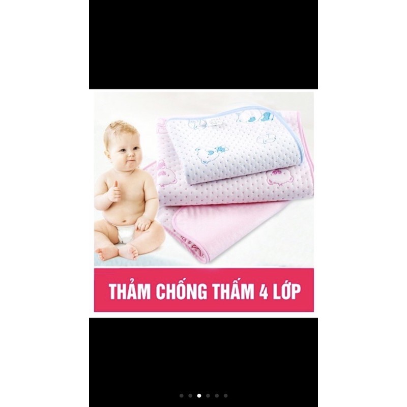 Chiếu Chống Thấm Cao Su Cao Cấp Cho Bé