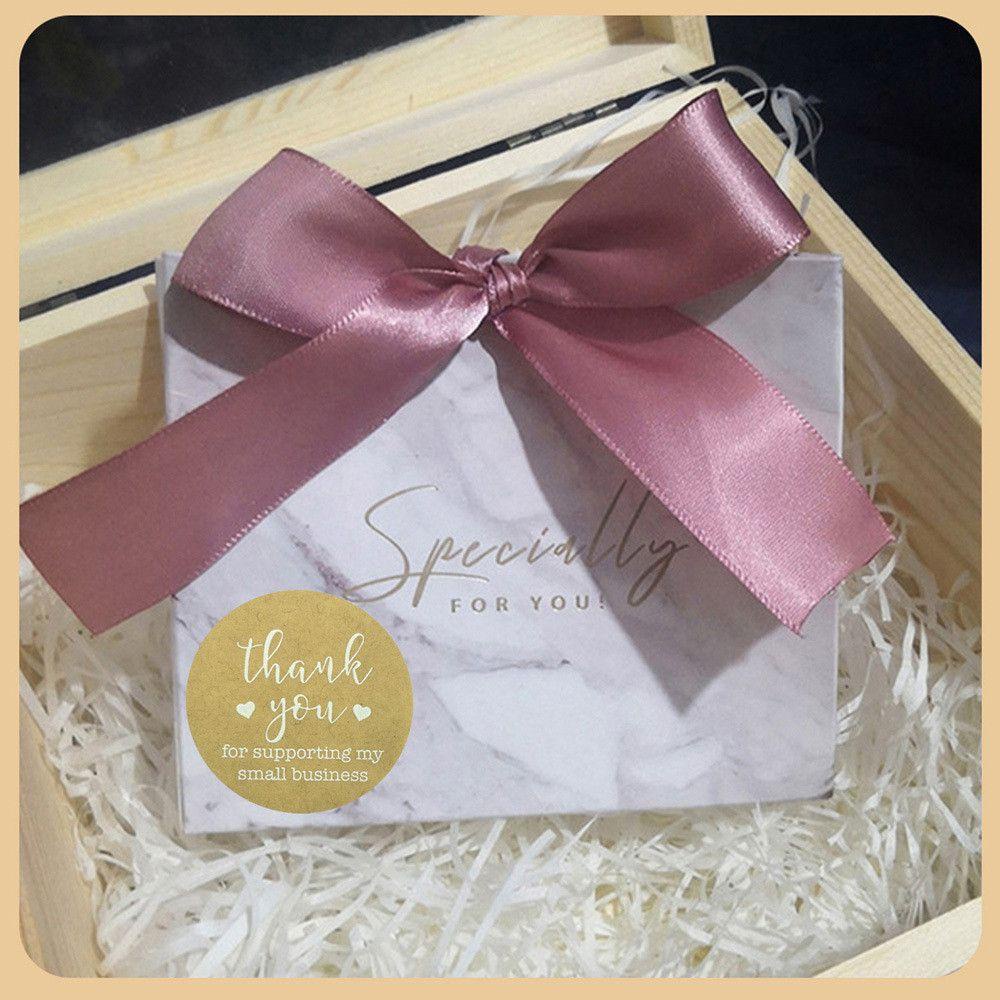 JONYE Miếng Dán Niêm Phong Túi Quà Chữ Thank You