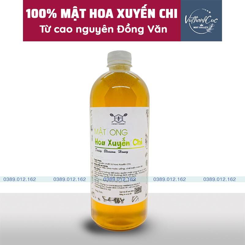 [Hàng Chuẩn] Mật Ong Hoa Xuyến Chi ( Cỏ Kim ) 100%...