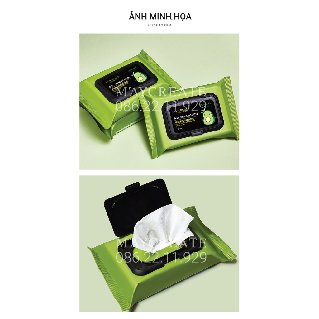 Khăn Giấy Ướt Tẩy Trang Maycreate Hàng Nội Địa Trung. | BigBuy360 - bigbuy360.vn