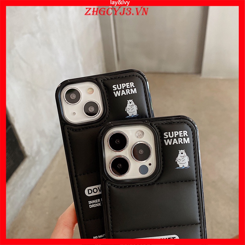 Ốp Điện Thoại IMD Silicone In Hình Gấu Bắc Cực Hoạt Hình Cho IPhone 7/8 Plus XS XR XSmax 11 12 Pro Max 13 Pro