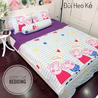 Set chăn hè ga gối đũi