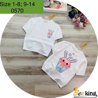 Áo thun hình ly nước 12-35kg
