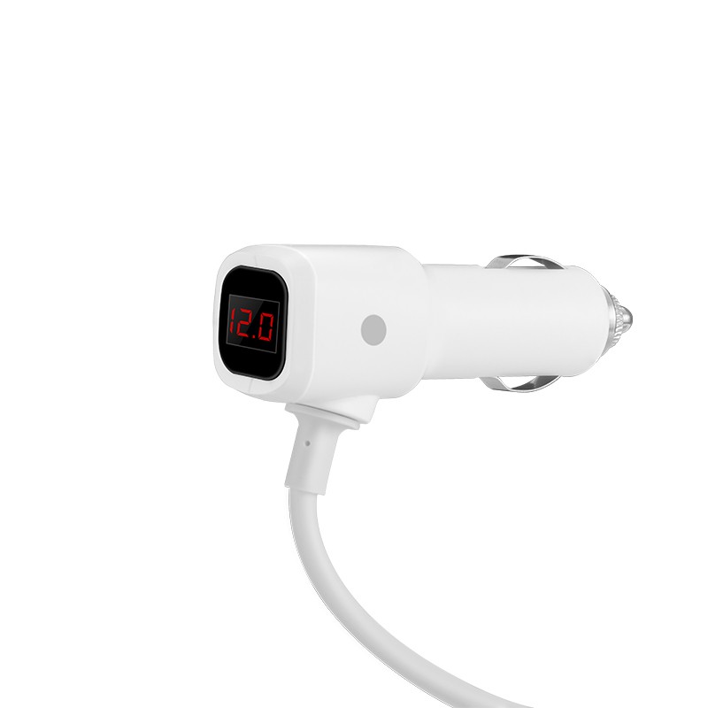 HOCO Z13 - Ổ Cắm Sạc Xe Hơi - 2 Cổng USB, 3 Tẩu Cắm Sạc