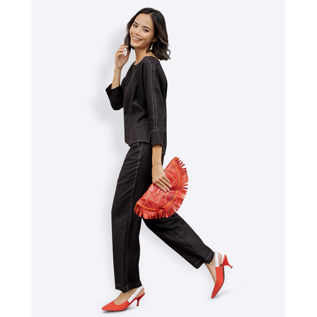 Áo Nữ Linen Đen F2 Fashion &amp; Freedom