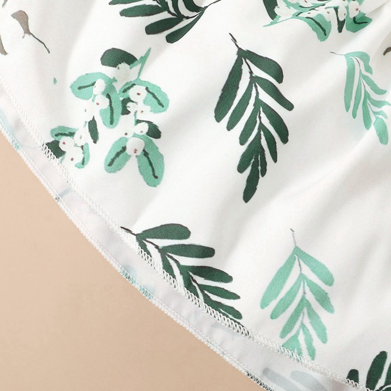 Bộ quần áo 2 mảnh Mikrdoo gồm áo in hoa và quần ngắn thiết kế thời trang mùa hè cho bé gái