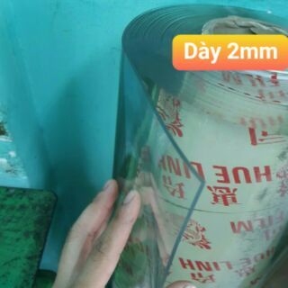 LINK DÀY ( 1m2 x 1m) Màng nhựa PVC trong dẻo dày 2mm
