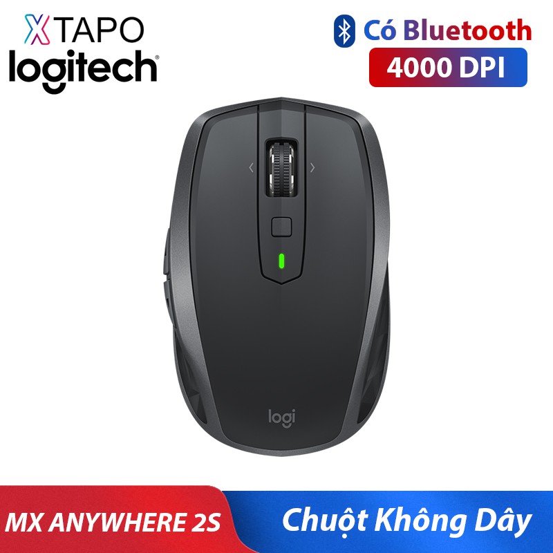 CHUỘT KHÔNG DÂY Cao Cấp Logitech MX ANYWHERE 2S hỗ trợ bluetooh 4000 DPI - Hàng Chính Hãng