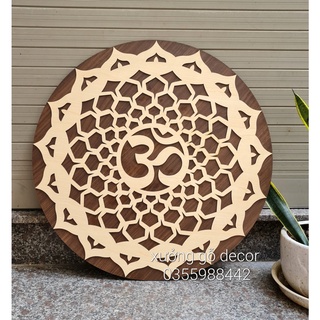 Tranh treo tường Decor hoa Mandala trang trí phòng thiền , yoga, phòng tập
