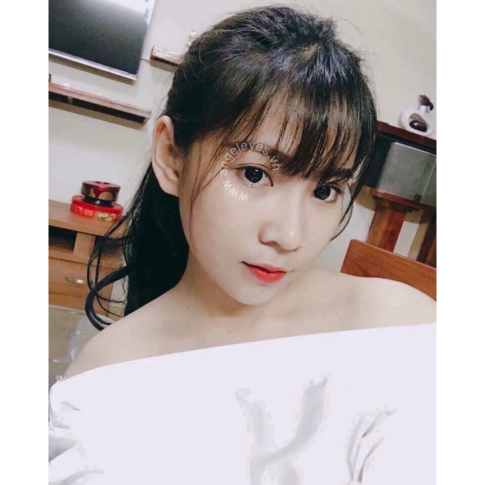 Kính Áp Tròng/ Lens mắt đen tự nhiên áp tròng CLASSIC đeo 6-12H Magic độ cận 0-6