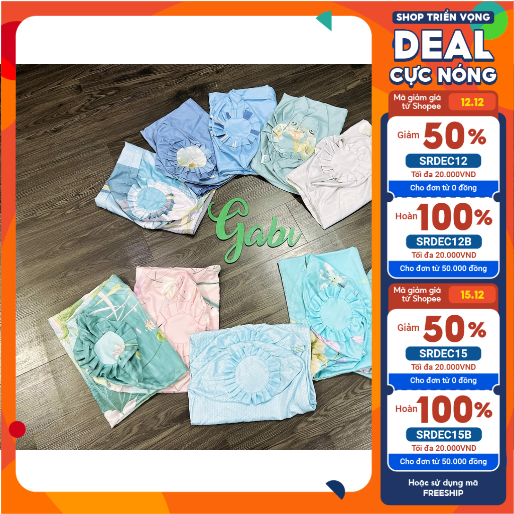Vỏ gối/Áo gối ôm chất liệu Tencel 60s - mẫu ngẫu nhiên Sale