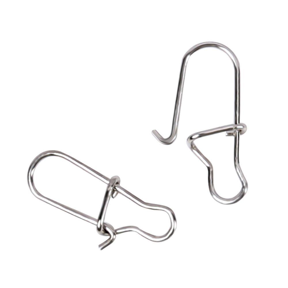 Set 100 Móc Khóa Câu Cá Dạng Xoay Dài Tiện Lợi Dành Cho Hoạt Động Ngoài Trời