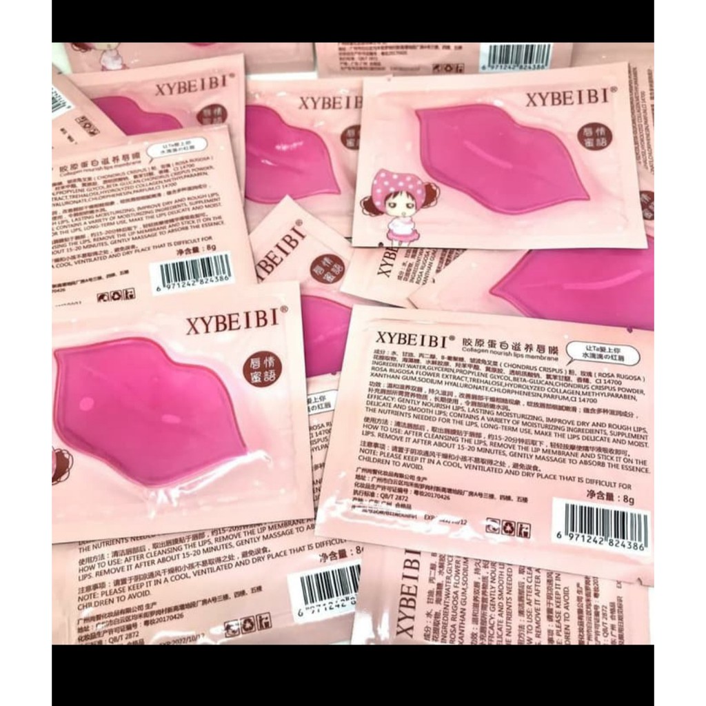 (hàng Mới Về) Mặt Nạ Môi Collagen Nuôi Dưỡng Đôi Môi Hồng Hào | BigBuy360 - bigbuy360.vn