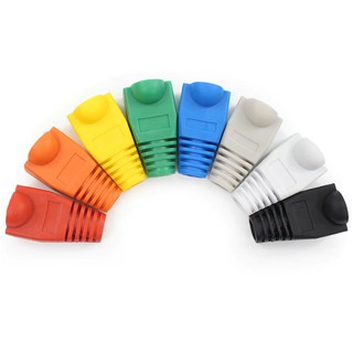 Set 10 đầu cắm RJ45 RJ45 bằng cao su chất lượng