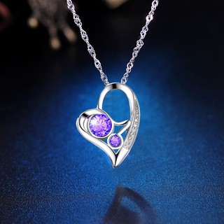 Dây chuyền Trái tim lấp lánh bán chạy trend Hàn Nhật sang trọng SPN-DZ087 - sheeloveshop