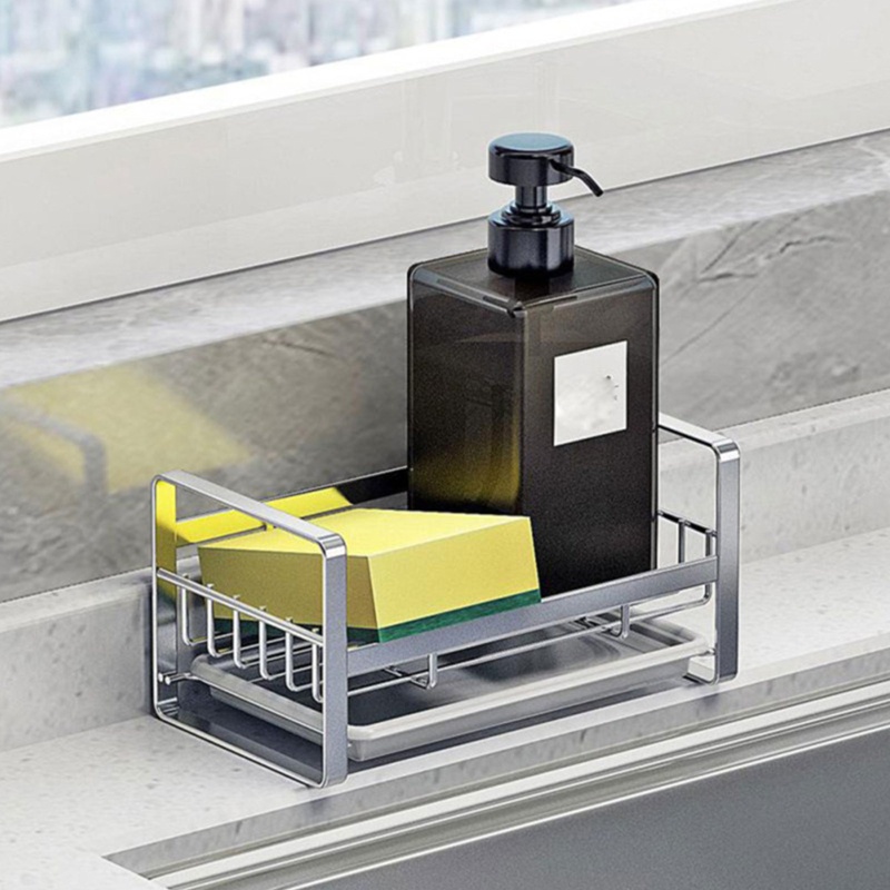 Giá Đỡ Bọt Biển Rửa Chén Gắn Bồn Rửa Tiện Dụng