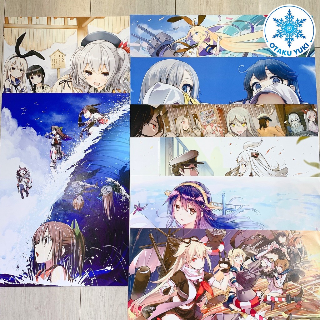 [8 Tờ] Poster Khổ A3 Anime Kantai Collection