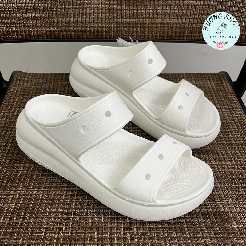 Dép Classic Crush Sandal đế cao 6p êm nhẹ cho nữ