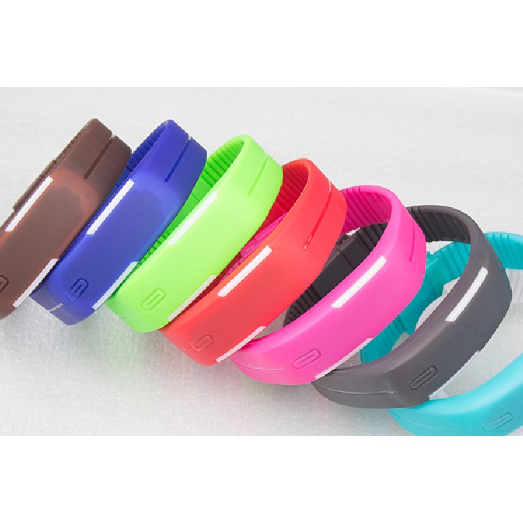 Đồng hồ dây nhựa dẻo Sport LED/Đồng hồ unisex thể thao Ulzzang chống nước mẫu mới cực hot | BigBuy360 - bigbuy360.vn