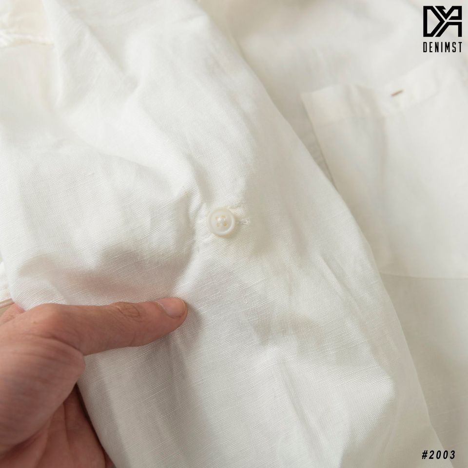 Áo sơ mi nam cổ bẻ dài tay DENIMST vải đũi thoáng mát,mềm mại, form regular fit 2003 | BigBuy360 - bigbuy360.vn