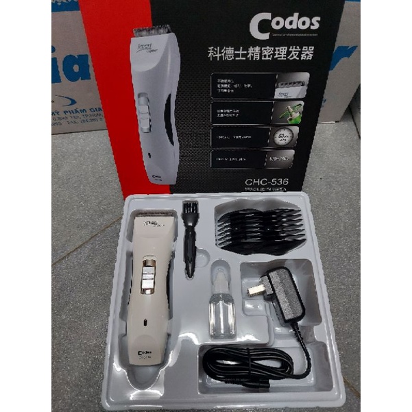 Tông đơ sạc Codos 536