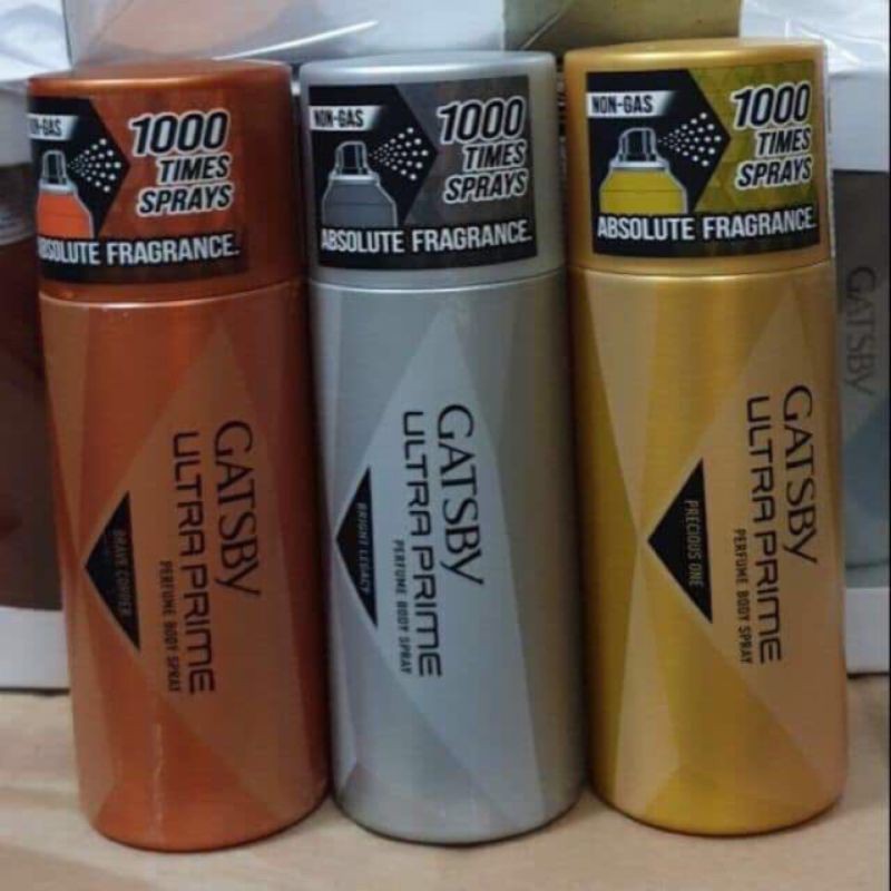 Xịt khử mùi hương nước hoa Gatsby