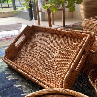Khay guột mây chữ nhật cao cấp