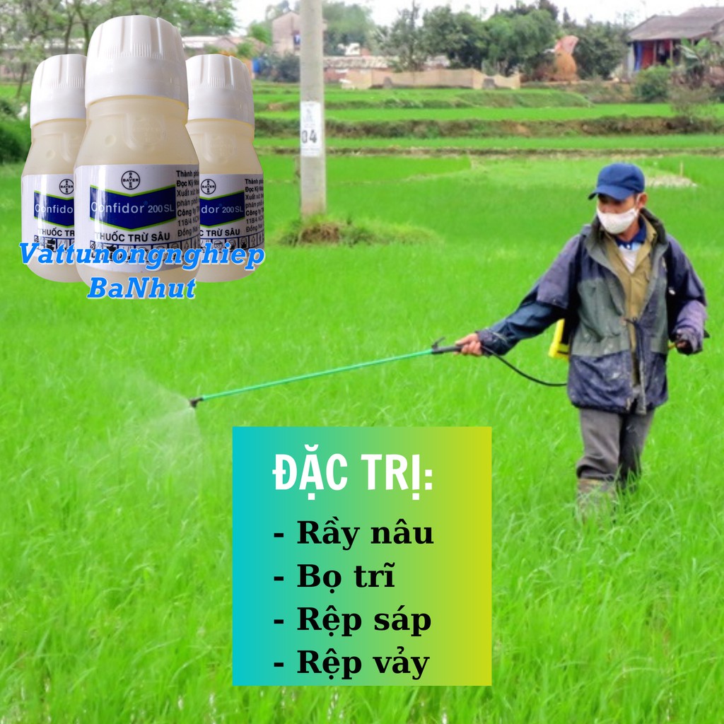 Thuốc Trừ Rầy Rệp Sáp CONFIDOR 200SL – 50ml – Chính Hãng