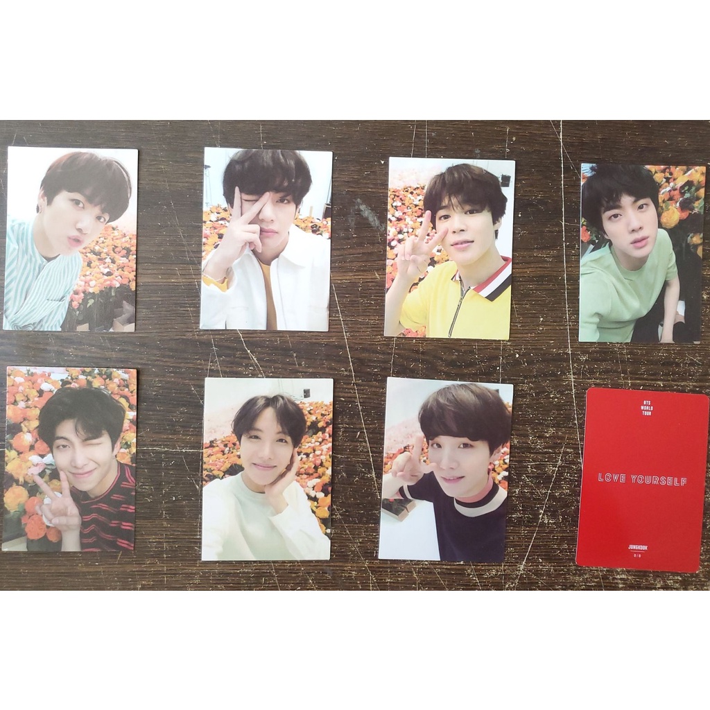 Thẻ Ảnh Mini Hình Nhóm Nhạc BTS Love Yourself