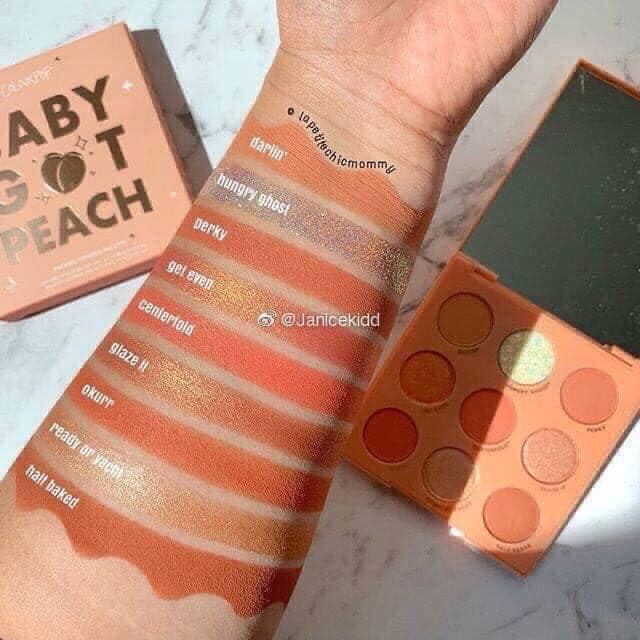 bảng màu mắt colourpop baby got peach