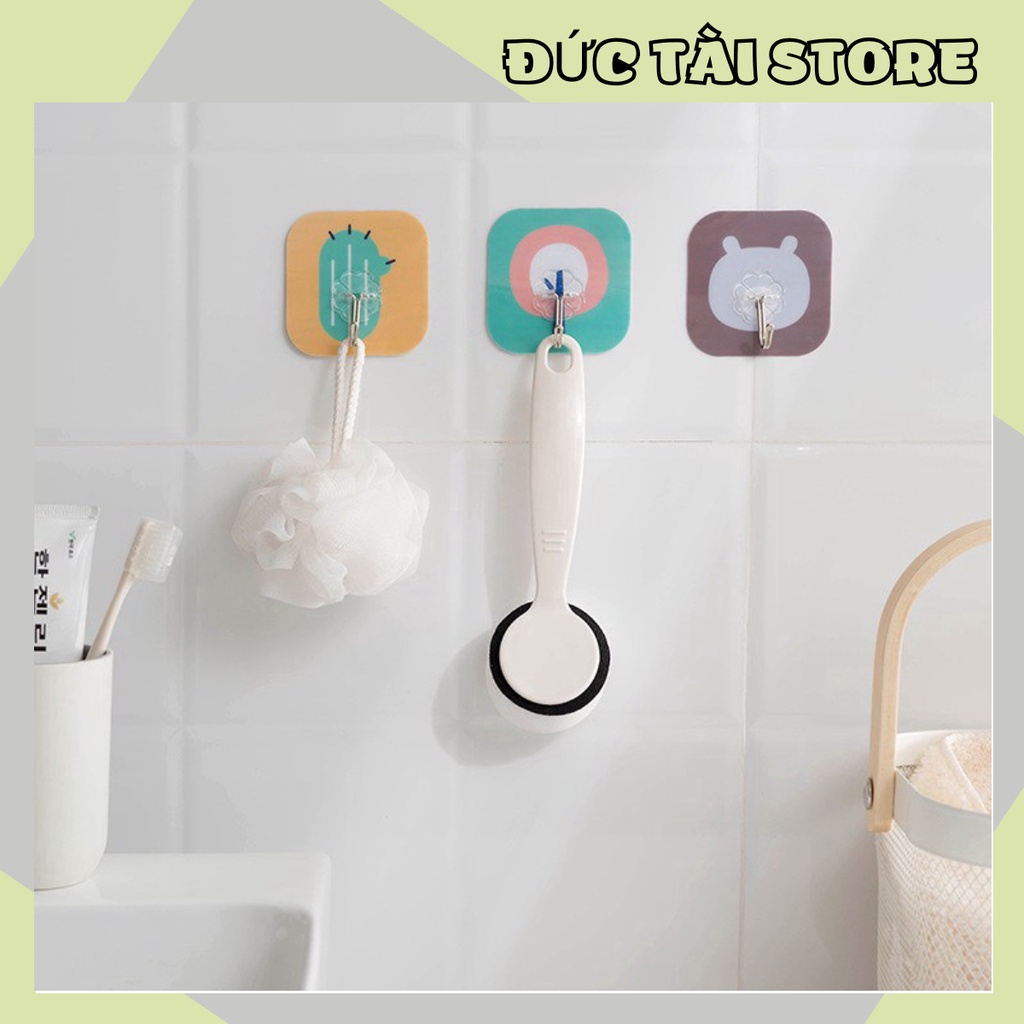 Combo 10 Móc Dán Tường 3D Siêu Dính Siêu Chịu Lực In Hình 88072 Đức Tài