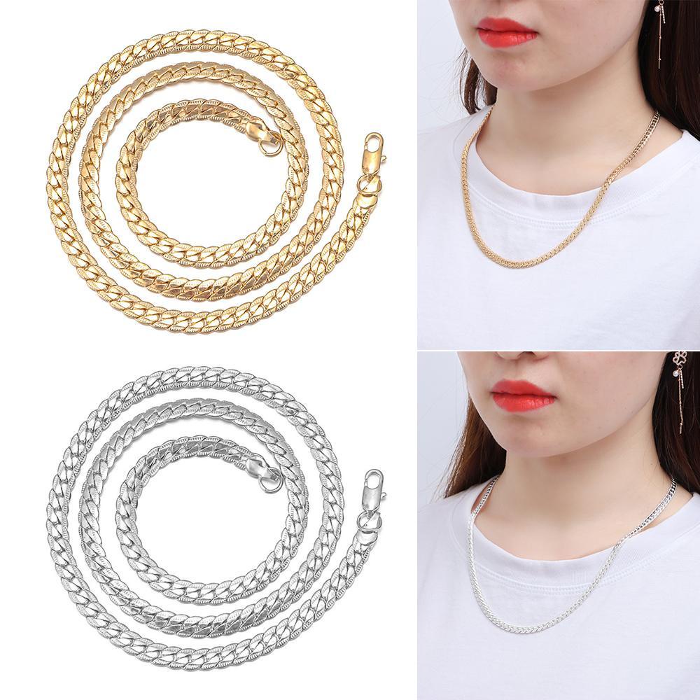 MAXG Vòng cổ Mạ VàNg / BạC 18K Phong CáCh Hiphop