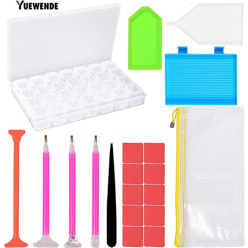 Bộ 20 dụng cụ làm tranh đính hạt cườm