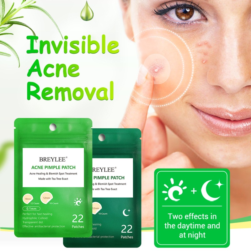 Bộ 22 Miếng Dán Hỗ Trợ Giảm Mụn Hấp Thụ Hydrocolloid Zit