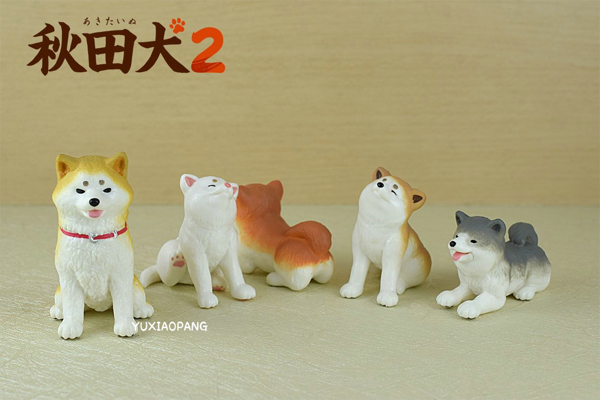 EPOCH GASHAPON Mô Hình Nhân Vật Akita Inu Xinh Xắn Dễ Thương