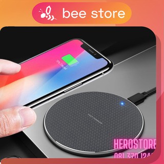 Đế Sạc Nhanh Không Dây Cho iPhone X/XS/ 11 Pro Max, Samsung, Xiaomi, Oppo, Android