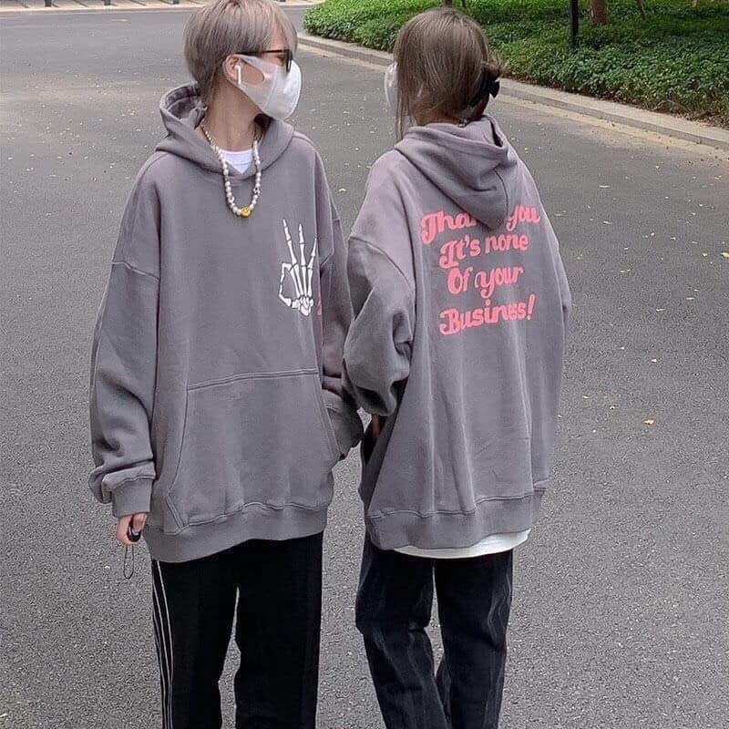 Áo Nỉ Mũ Hoodies Bàn Tay Xương Ullzang (Free ship/hàng có sẵn) | BigBuy360 - bigbuy360.vn