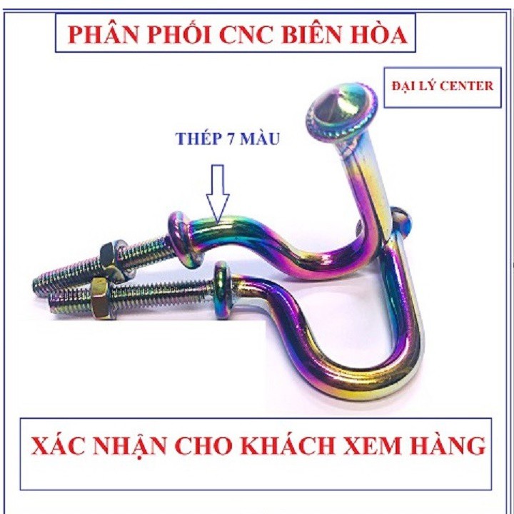 Móc ĐƠN titan 7 màu - Vindecal BD